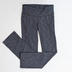Athleta Straight Up Yoga Pant Charcoal Marled Gray Size S